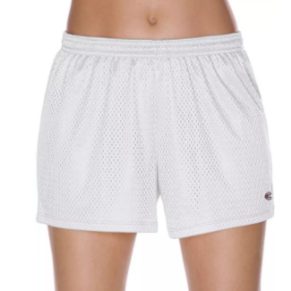 Champion Women's Mesh Shorts White Size 2XL - Picture 3 of 3